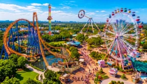 Parc d'attractions extérieur