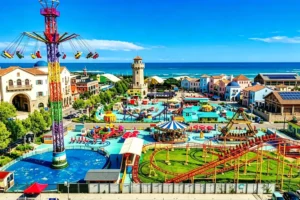 Lithuania Seaside Resort Amusement Park.
