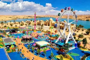 Saudi Arabia Desert Oasis Resort Park
