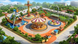 Solutions pour petits parcs d'attractions