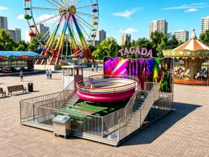 Trailer-Mounted Disco Tagada Ride MDT24T