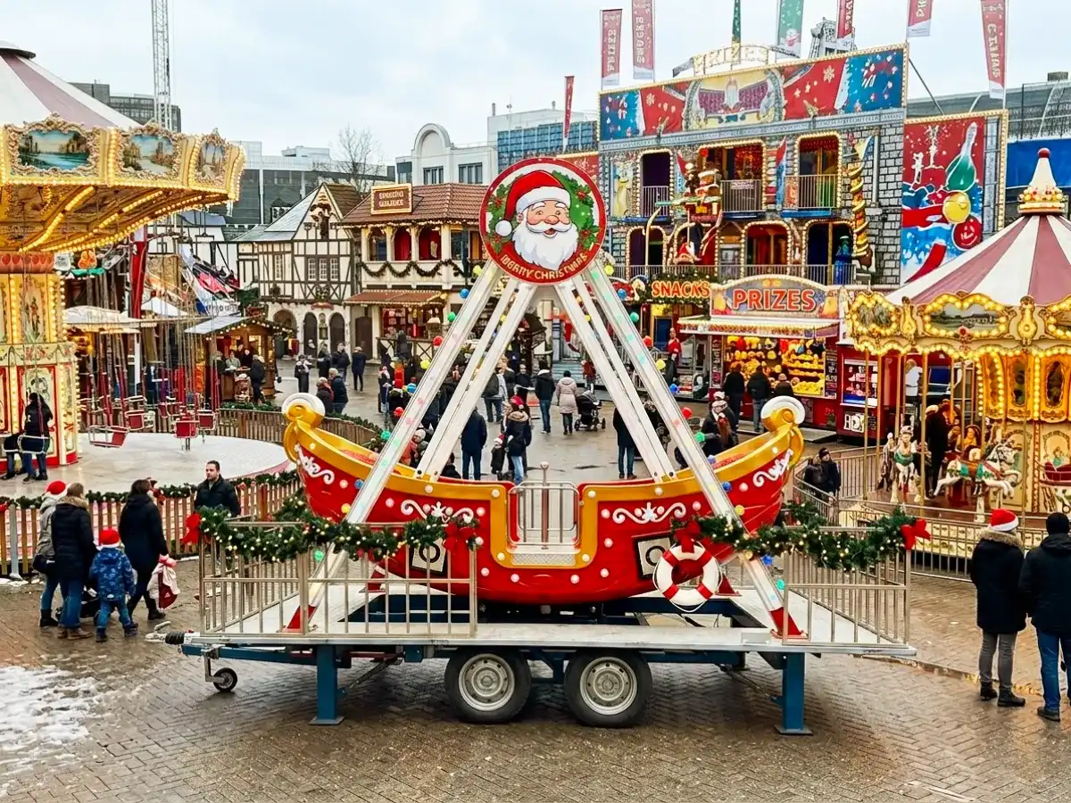 Trailer-Mounted Mini Pirate Ship Christmas Ride MPS10Z07-1