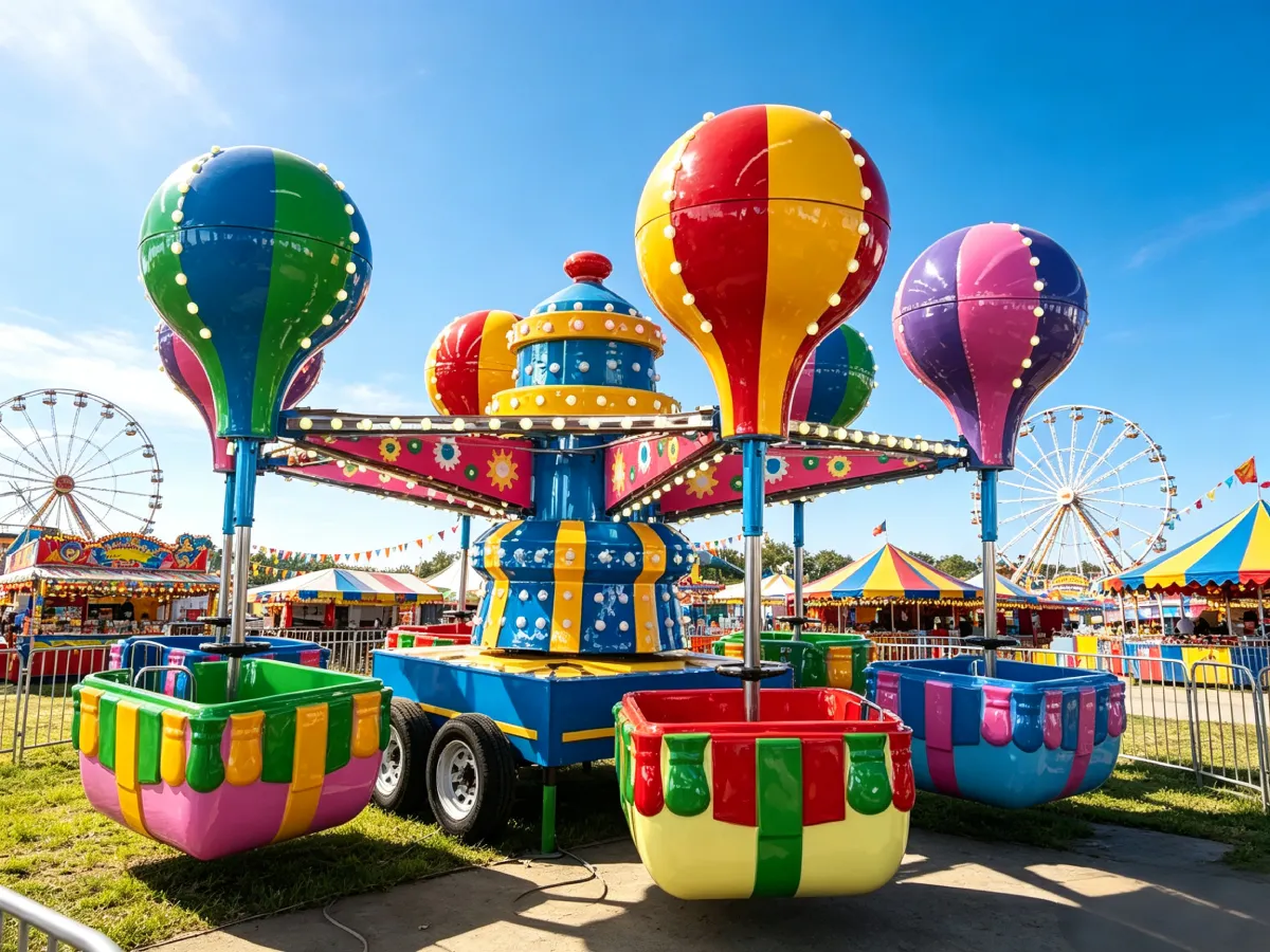 Trailer-Mounted Samba Ballon Flying Chair Ride MSB01-2
