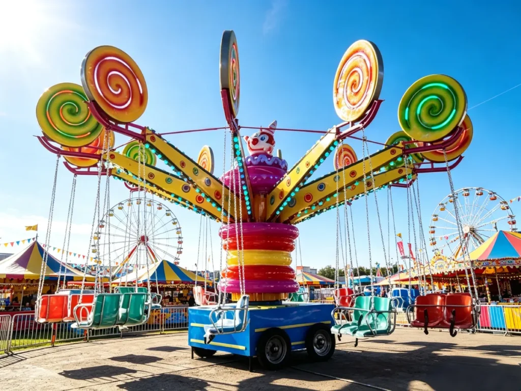Trailer-Mounted Samba Flying Chair Ride MDLY24J-1