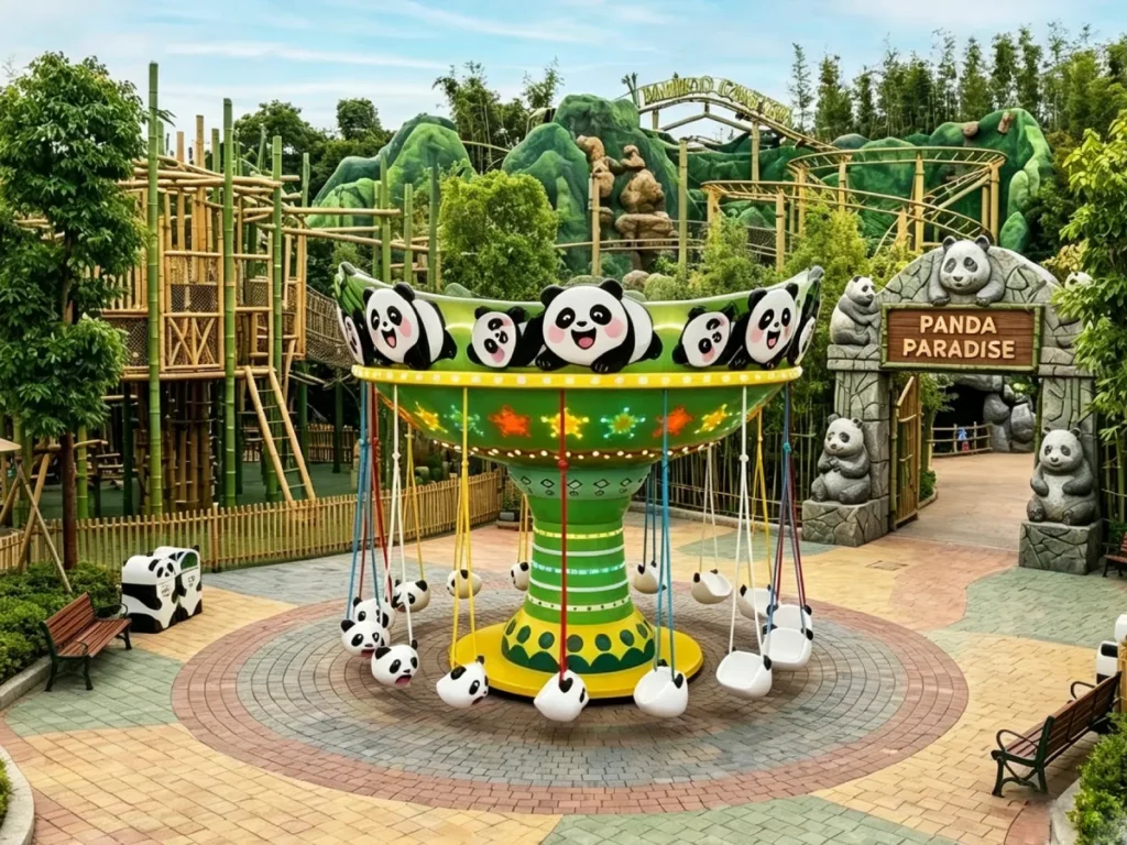 Atracción de Sillas Voladoras Panda MPDF16J